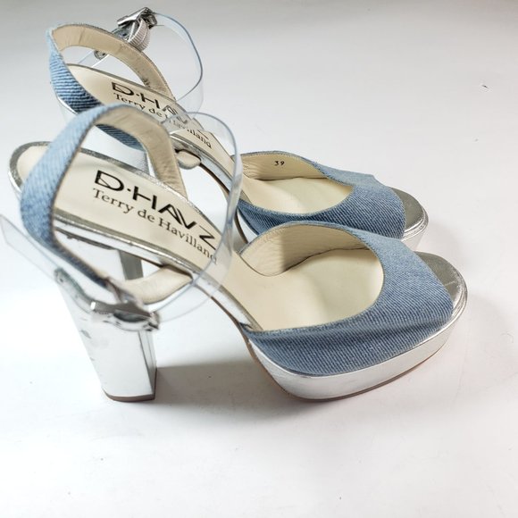 D.Havz Terry De Haviland Womens Heels Open Toe - Picture 3 of 8